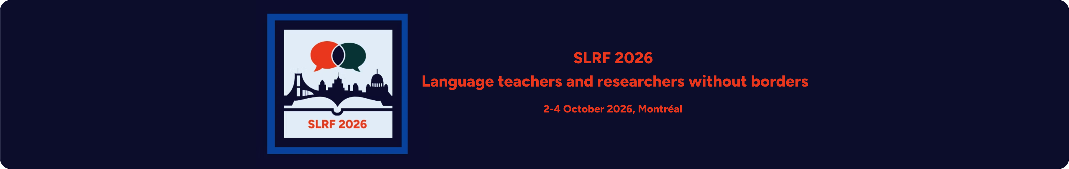 SLRF 2026 conference screenshot